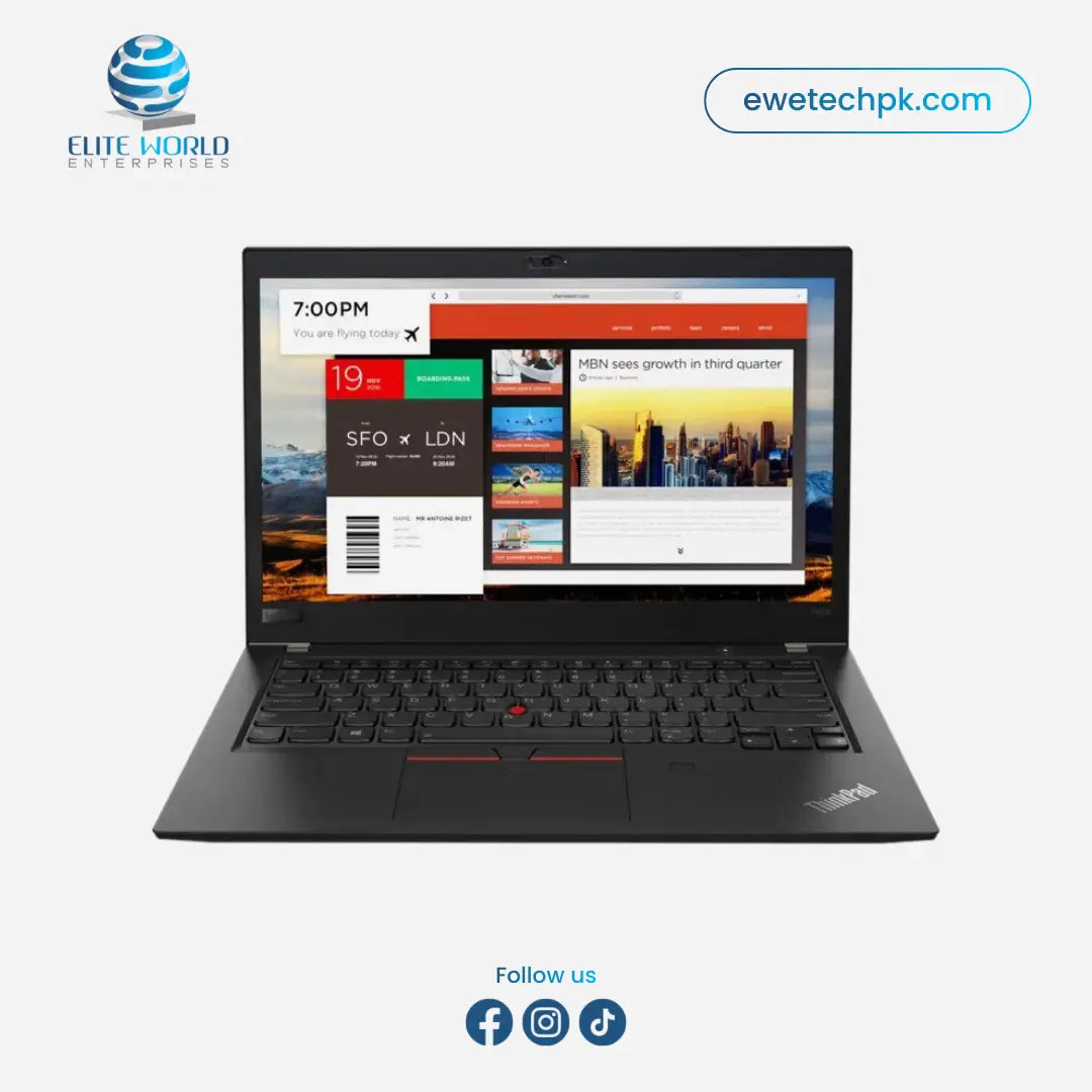 Lenovo ThinkPad T480 – Core i5 8th Gen – 8GB RAM – 256GB SSD